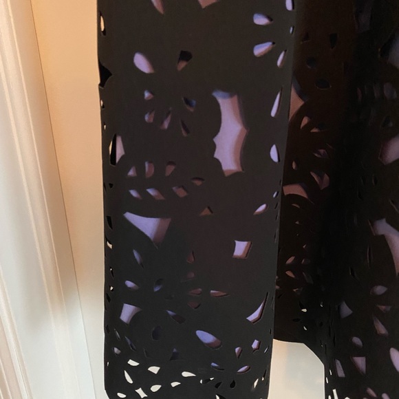 Nue by Shani blue/purple and black laser cut dress - Picture 16 of 16